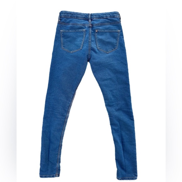 & Denim Girls Size 10/11 Darkwash  Super Skinny Jeans - Picture 4 of 6